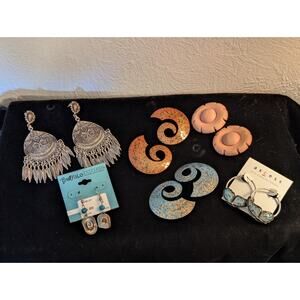 6 Pair Vintage/Modern Earring Lot